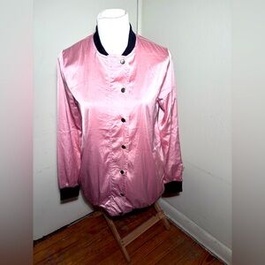 Privy Satin Baseball Jacket
